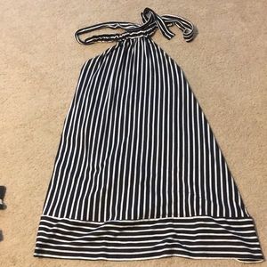 ASOS Backless Striped Dress